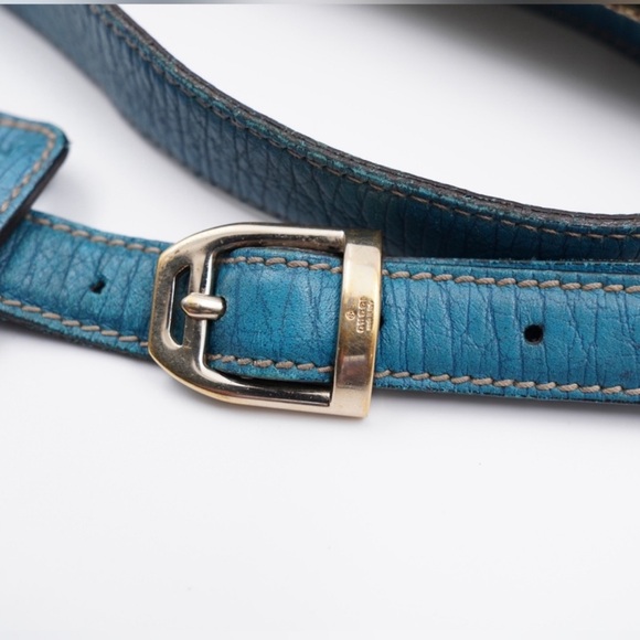 Gucci Blue Horse bit  crossbody bag - Picture 10 of 15